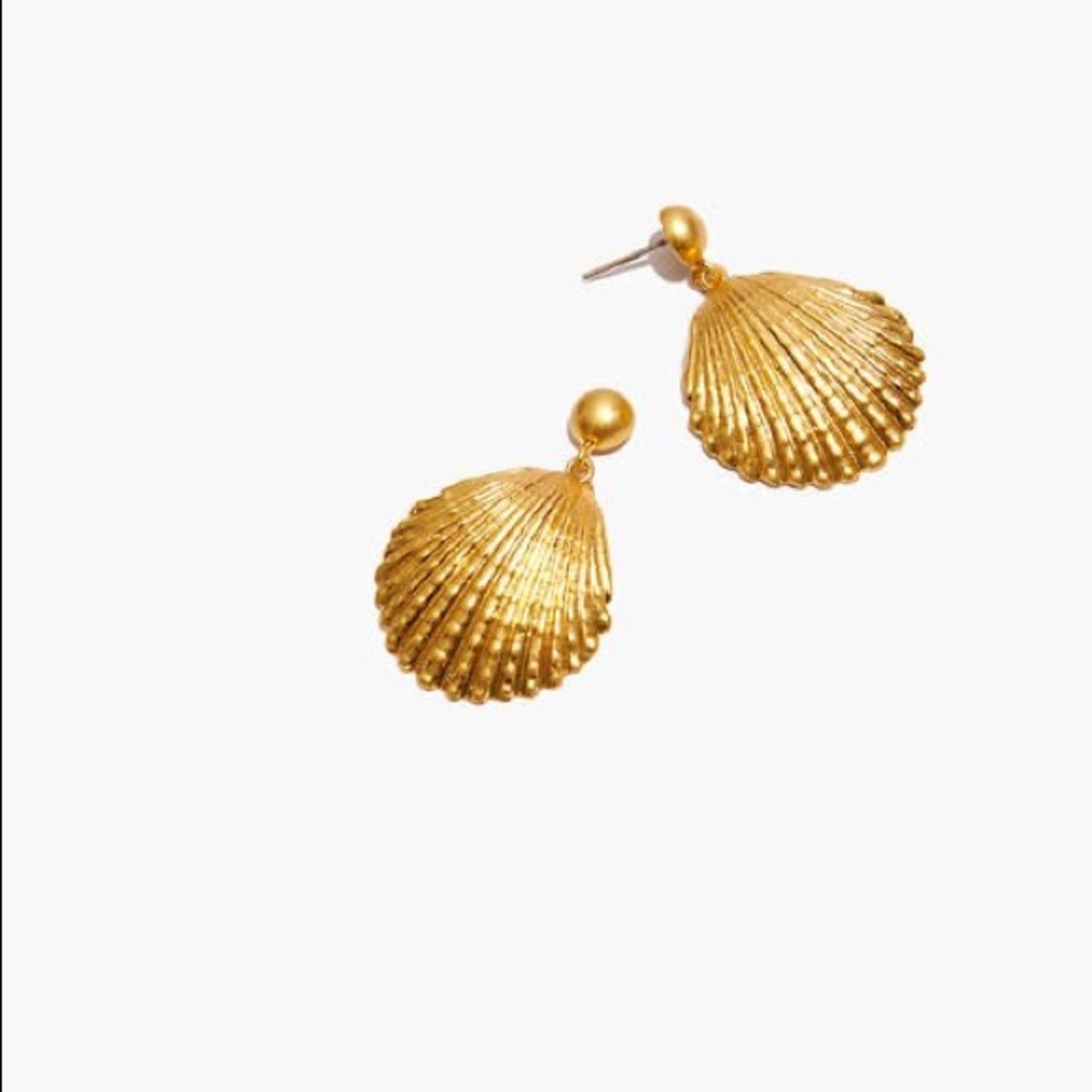 NWT Madewell Shell Drop Earrings